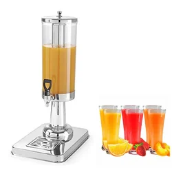 Multipurpose 3 Liters Juice Dispenser with Ice Tube for Keeping Liquid Cold